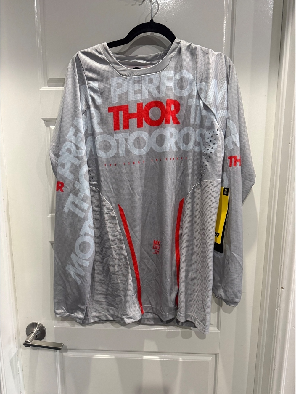 NWT and bag Thor medium Motorcross long sleeve jersey